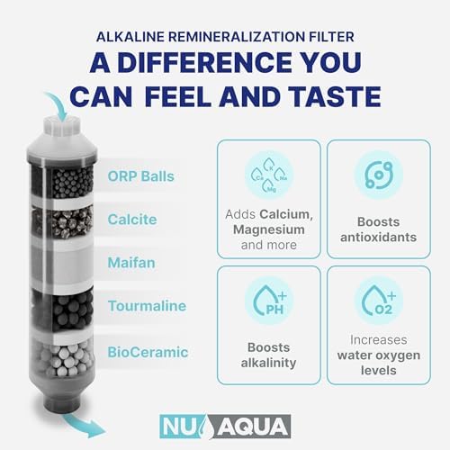 NU Aqua 7-Stage UV Alkaline Under Sink Reverse Osmosis Water Filter System - Image 6