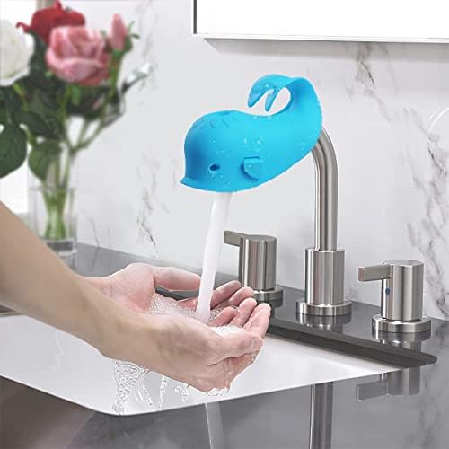 Spout Cover for Bath, Bathtub Faucet Cover Baby Bathroom Tub Silicone Faucet Protector for Kids, Bathtub Spout Cover for Baby Toddlers Bath Accessories for Baby Universal Bath Protector, Blue - Image 6