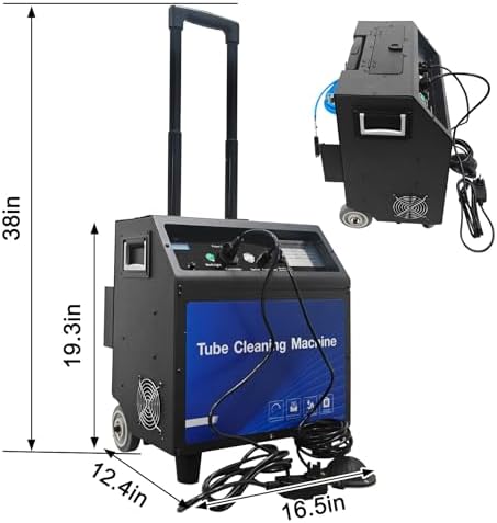 110V Condenser Pipeline Cleaning Machine for Dia 0.5-0.7" Tube - Image 5