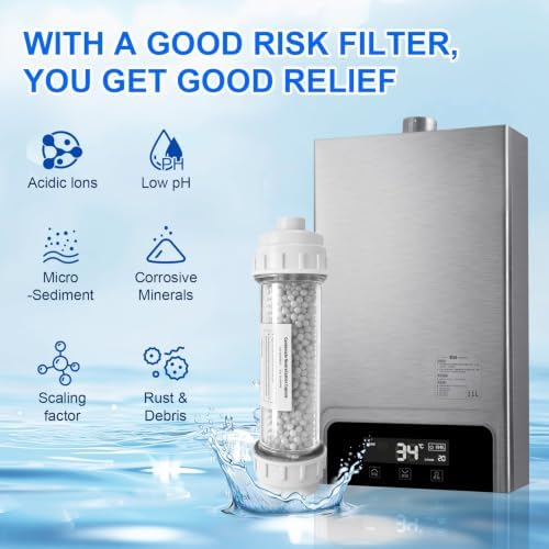 Condensate Neutralizer Kit for Rinnai 804000074 | Acid Condensate Neutralizer for Tankless Water Heater & Boiler with Transparent Window & Anti-Corrosion Pellets | pH Neutralization & COD Reduction - Image 6