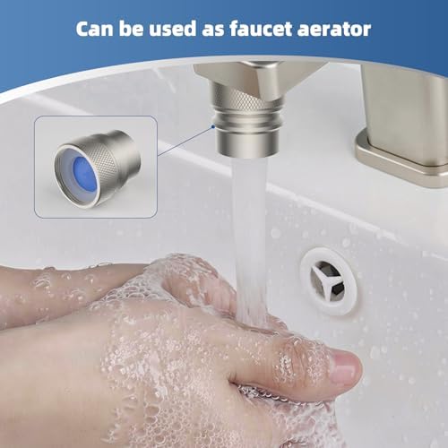 2PCS Portable Dishwasher Faucet Adapter, Metal Made, Brushed Nickel - Image 3