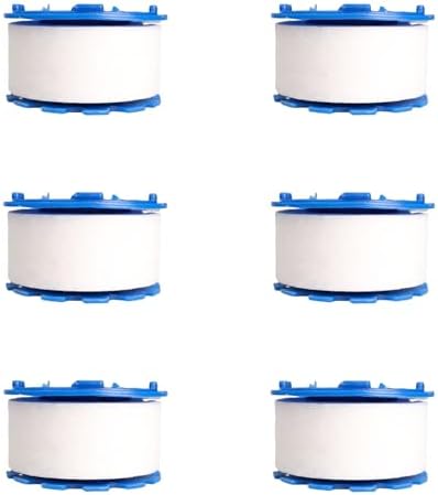 6 Pcs Sink Water Filter Elements, Universal Sink Faucet Filter Elements, Sink Faucet Filter Removes Hard Water, Water Filtration & Softeners, Faucet Sprayer Attachment(Faucet Not Included) by Dexspoeny