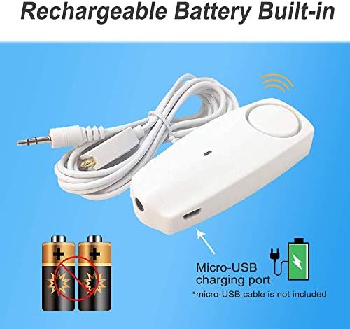 Water Alarm Sensor with 80dB Loud Sound WiFi Leak Detector, Overflow Leak Alarm, Remote Monitoring leaker for Water Heater Basement Sewage Pump, TUYA/Smart Life APP Notification - Image 4