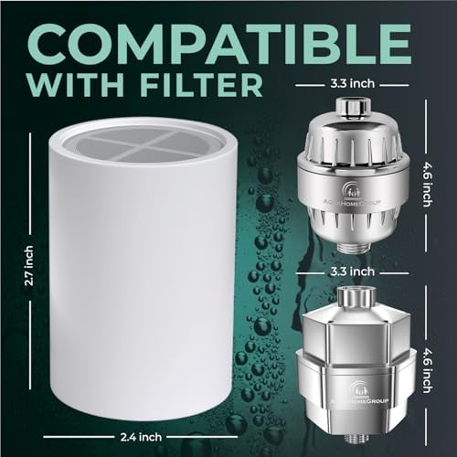 AquaHomeGroup Vitamin C E A Filter Cartridge, Mint Aroma, Reduces Chlorine - Image 5