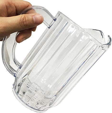 Clear Foodservice Polycarbonate pitcher, Polycarbonate Plastic Restaurant Water Pitcher, Polycarbonate Beer pitcher,Polycarbonate decanters (transparent, 30 oz) by Kolice