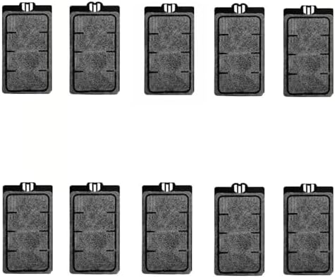 10 Pack 3-Layer Auqarium Filter Replacement Plates,Turtle Filter Cartridges or Fish Tank Filter Sponges for Low-Water Filter by FRIRODSAYAquariumProducts