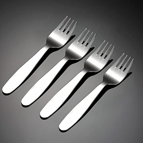 VANRA Premium 18/8 Stainless Steel Children's Cutlery - 5.8-inch Kids Dinner Forks, 4 Pieces Silverware Flatware Utensil Set for Home & School - Image 7