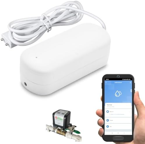 Ufairy UJV WiFi Water Sensor Water Leak Detector with App Alerts, for Smart Life and Tuya Smart App Alexa Google Home Compatible No Hub Required by ujv