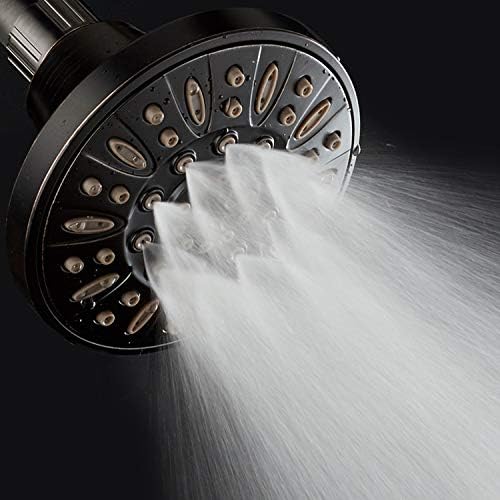 AquaDance for California - Oil Rubbed Bronze High Pressure 6-Setting 4" Shower Head – Angle Adjustable, Anti-Clog Showerhead Jets, Tool Free Install-USA Standard Certified-Top U.S. Brand – 1.8 GPM - Image 5