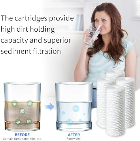 CFS Water Filter Cartridges Compatible for CMB-510-HF, IHS12-D4 UV, 2PK - Image 6