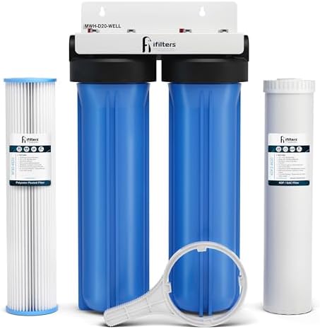 iFilters 4.5 x 20 Sediment CTO Heavy Metals Well Water Filtration System by iFilters
