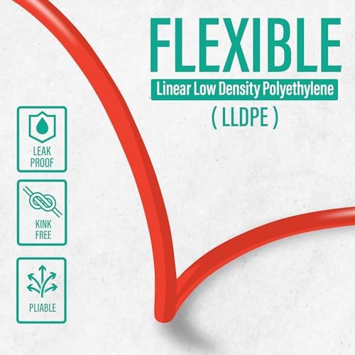 Metpure 1/4" OD LLDPE RO Tubing, 25 ft, Red - Image 7