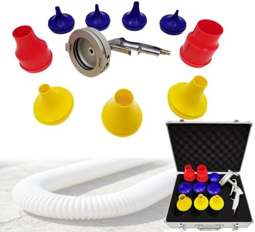 Pneumatic Hydraulic Hose Cleaning Set Industrial Pipe Cleaning Launcher 6-51mm ID, Pneumatic Tube Maintenance Set with Stainless Steel Barrel by Unknown