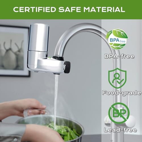 Faucet Water Filter, Replacement for Brita Faucet Filter - Fits All Tap Water Filters Compatible with Brita 36311 On Tap Faucet Filters System for Sink FR-200 FF-100, 4 Pack - Image 2