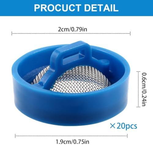 Washing Machine Hose Filter - 20 Pieces Universal Steel Screen, Washer Hose - Image 2