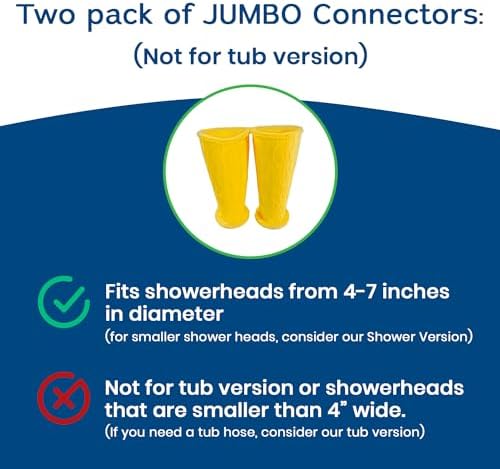 Replacement Water Hose Connectors for JUMBO Rinseroo, 2 Pack - Image 2