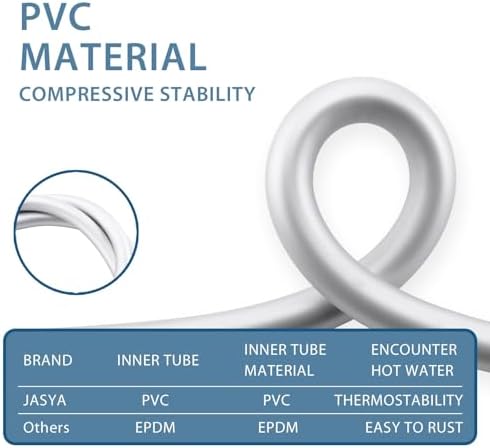 69 Inches Silver PVC Shower Head Hose Replacement For Cleaning - Image 3