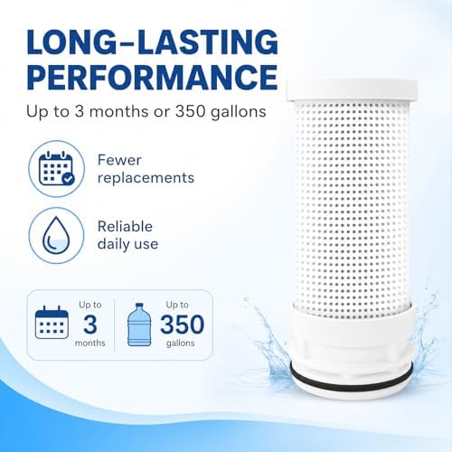 ANGEL CF30 Faucet Water Filter Replacement Cartridge, 8-Layer Filtration, Reduces 98% Chlorine, Lead & Rust, Softens Hard Water, 3 Months / 350 Gallons, Compatible with ANGEL CF30, 1 Pack - Image 3