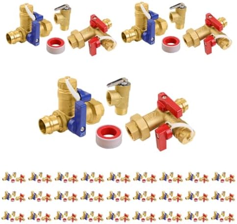 30 Sets Niikappu Tankless Water Heater Valve Kit, 3/4"FIPxPress(Tool055-30) by Unknown