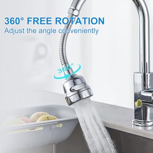 Kitchen Faucet Sprayer Attachment, Movable Faucet Extender - Image 3