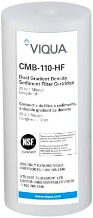 VIQUA CMB-110-HF 1 Micron High Flow Sediment Filter, 4.5x10 Inches by VIQUA