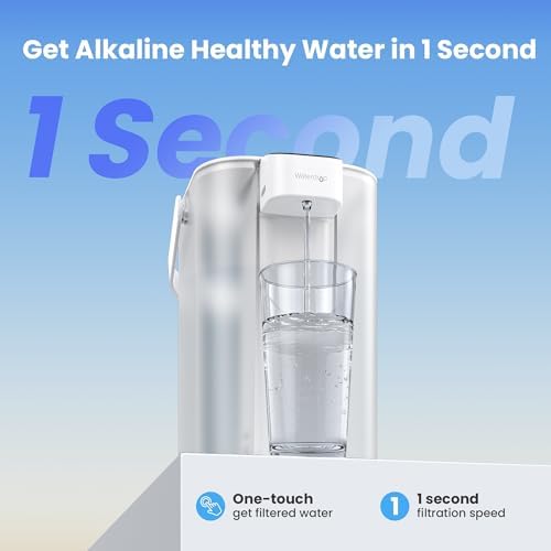 Waterdrop ED01AW Alkaline Electric Water Filter Pitcher, 15-Cup, White - Image 5