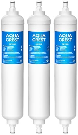 AQUA CREST GXRTQR Replacement for GE® GXRTQR Inline Water Filter, 3 Pack by AQUACREST