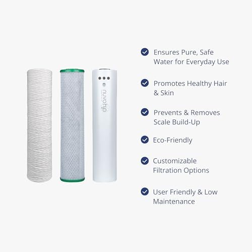 NuvoH2O Replacement Cartridge for Whole Home Trio System, Advanced 3-Stage Citrus Filtered, Salt-Free Water Filter System + Water Softener with Sediment & Chloramine Filtration – Healthy & Pure Water - Image 4