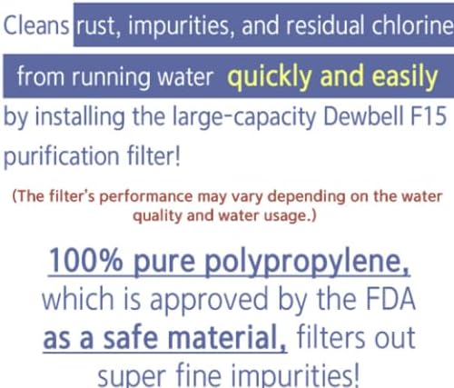 Dewbell Washing Machine Filter Water Purification Filter Removes Rust and Harmful Substances - For Washing Machine - Image 7