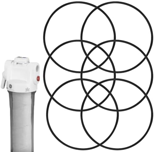 6 Pack WS03X10038 O-Ring Fits GE 2.5 Inch Water Filter GXWH01C by Unknown