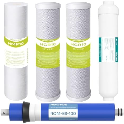1-5 Stage 100 GPD RO Water Filter Fit for APEC Reverse Osmosis System by MewMore