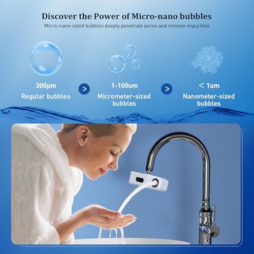 Advanced Faucet Water Filter with Micro-Bubble Technology – Deep Cleansing and Skincare Protection – Ideal for Bathing and Facial Skin Care, Easy Installation - Image 2