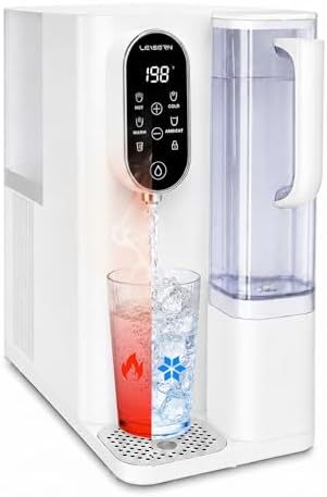 Leysern Hot & Cold Countertop Reverse Osmosis Water Filter, No Installation by LEYSERN