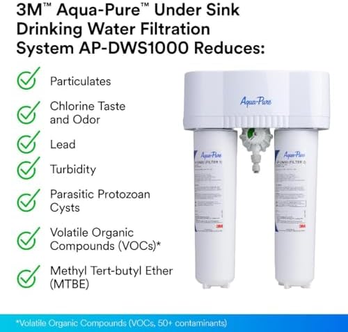 3M Aqua-Pure Under Sink Dedicated Faucet Water Filtration System AP-DWS1000 - Image 3