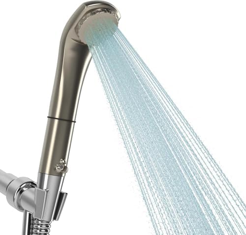 Purebble II Japanese Microbubble Shower Head | Made in Japan | Deep Cleansing, Water-Saving, High-Pressure Spa Experience | Eco-Friendly, Easy Installation (Champagne Gold) by PurebbleMicrobubbleShowerHead
