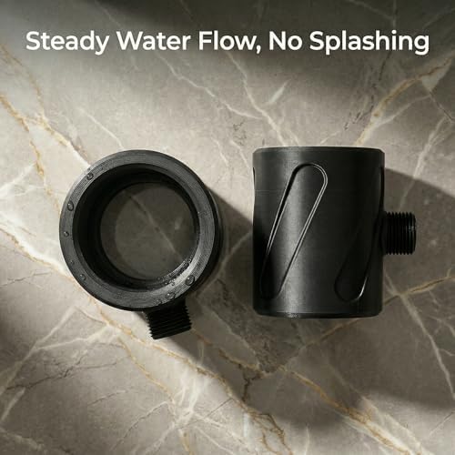 Lil' Bro 360 Ring Shower Wand - The Ultimate Undercarriage Power Washer for Men & Pets - 360 Inward Vortex Hygiene Wand - Fits Standard Shower Hoses (Gray-Small) - Image 4