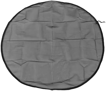 Jeanoko Rain Drum Net Cover Practical Drawstring Water Collection Buckets Protector for Yard Garden, Polyester Mesh Cover, 37.4 Inches Diameter by Jeanoko