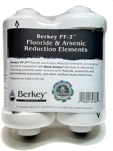Imperial Berkey Gravity-Fed Water Filter System 4.5 Gallon with 2 Black Berkey Elements, 2 PF-2 Fluoride and Arsenic Reduction Elements - Image 3