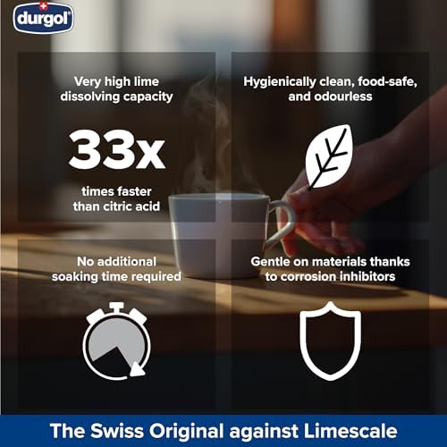 Durgol Swiss Espresso, Descaler and Decalcifier for All Brands of Espresso Machines and Coffee Makers, 4.2 Fluid Ounces (Pack of 2) - Image 6