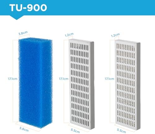 Replacement Cartridge for Fish Tank UV Filter 225GPH, Model TU-900 - Image 3