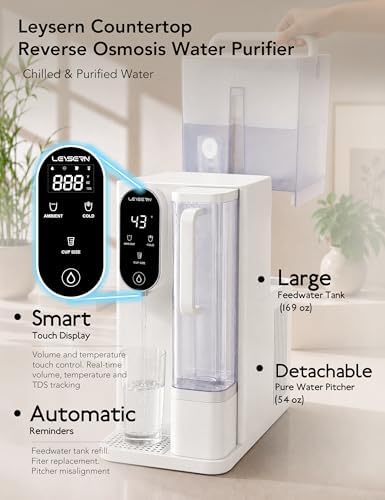 Leysern Cold Countertop Reverse Osmosis Water Filter, No Installation - Image 6