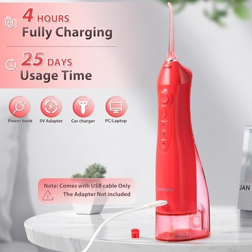 TOVENDOR Electric Water Flosser, Cordless Dental Oral Irrigator for Teeth - Image 3