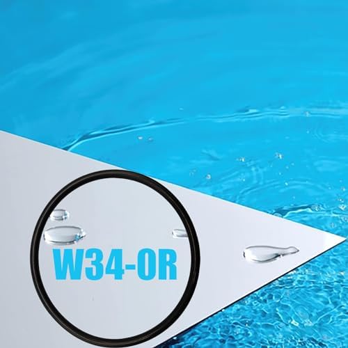 W34-OR 152030 Water Filter O-Ring Replacement for American Plumber,Also Fits for Pentek 151120 Water Filter Housing O-Ring (8/Pack) - Image 4