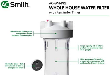 A. O. Smith Whole House Sediment Filter | Built-in Timer | AO-WH-PREL - Image 2