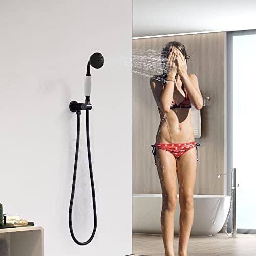HOMEDEC Vintage Handheld Shower Head with 59" Flexible Hose, ORB - Image 3