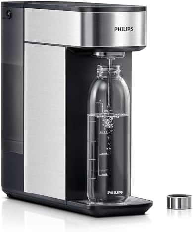 Reverse Osmosis Water Filter Countertop, PHILIPS 3:1 Pure to Drain 5-IN-1 RO Water Filtration System Purifier Dispenser with Aquaporin Technology Tested by NASA, NSF/ANSI 372 Certified, Reduce TDS by PhilipsKitchenAppliances