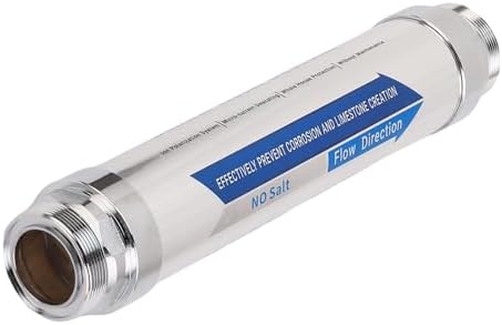 Fabater Water Softener, No Salt Magnetic Water Descaler with 304 Stainless Steel Scale Remover for Whole House Shower Dishwasher Solar Heater (Stainless steel 2) - Image 3