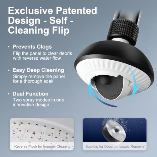 Kitchen Faucet Sprayer Attachment, Anti-Splash 3-Mode Swivel Faucet Extender with Wide Spray Area, 360° Rotating Faucet Aerator, Faucet Head Replacement for Kitchen (Black) - Image 4