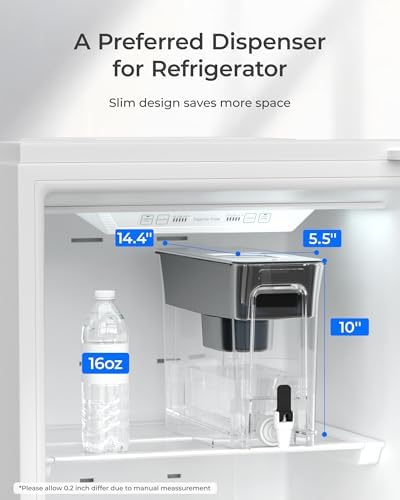 Waterdrop WFD-40L-A Water Filter Dispenser, Alkaline Filtration, Black - Image 2