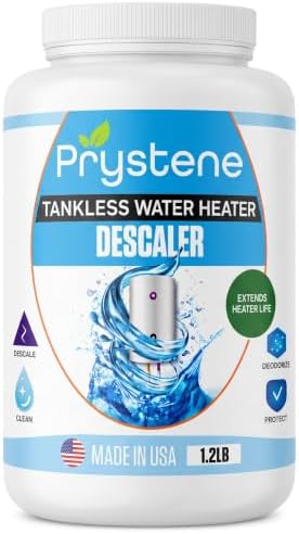Tankless Water Heater Descaler - Professional Powder Cleaner (1.2 lbs) - Removes Limescale & Restores Efficiency - Compatible with Rinnai, Rheem, Navien, Noritz - Food Grade, Made in USA by Unknown
